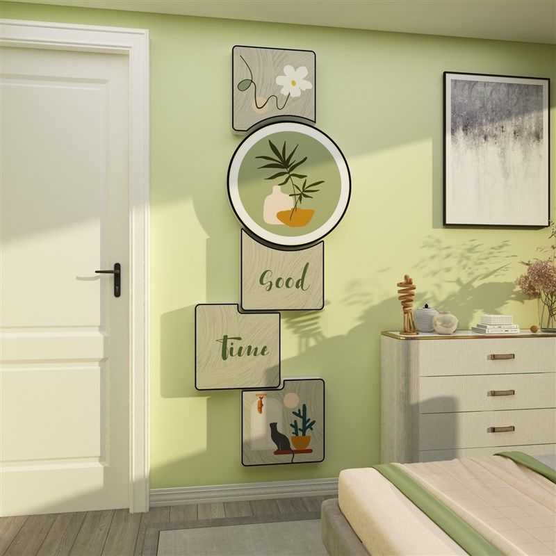 客餐厅亚克力3d立体贴纸壁画卧室房间布置电视机背景墙面装饰挂件