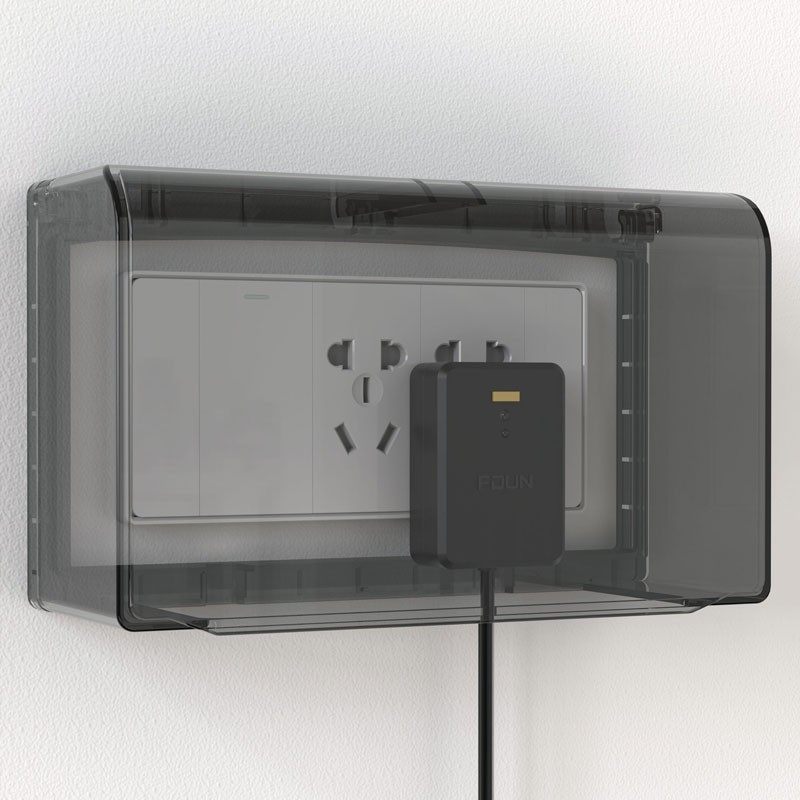 118型三位防水盒粘贴卫生间热水器漏电开关插座防水盖加高防水罩,电子/电工,防溅盒,淘宝优惠券,粉丝福利购,淘宝优惠卷