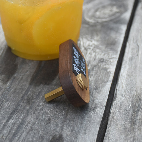 实木黑胡桃价格展示牌高档黑板写字小号黄铜桌面提示牌指示牌台牌