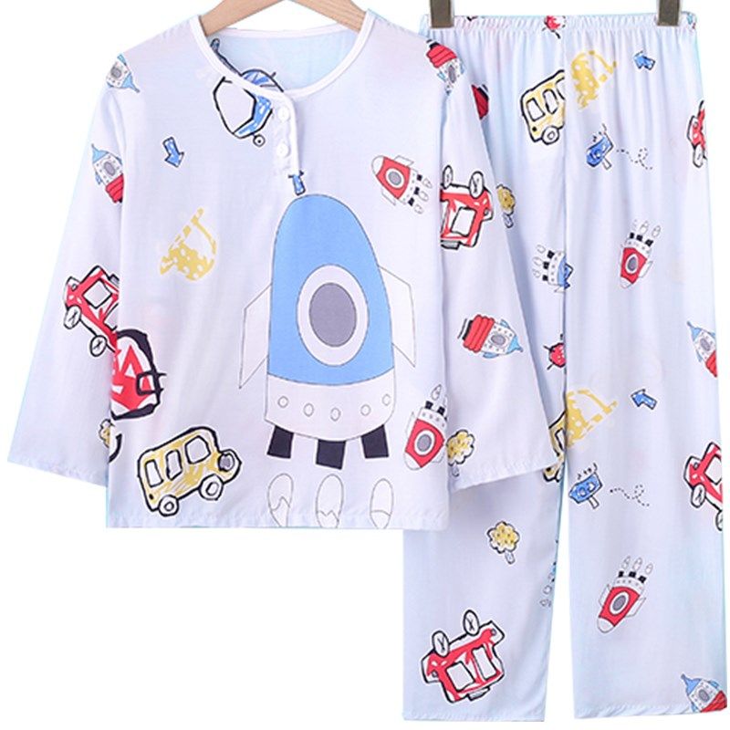 男童长袖打底上衣夏季休闲长裤七分裤薄款宝宝儿童衬衣防晒衣童装,童装/婴儿装/亲子装,家居服套装,淘宝优惠券,粉丝福利购,淘宝优惠卷