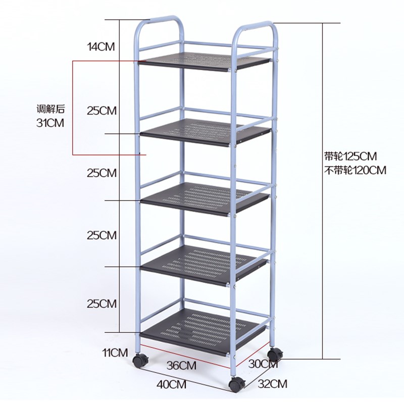 黑色烤漆三层餐车手推车餐厅送餐车移动火锅店手推不锈钢置物架