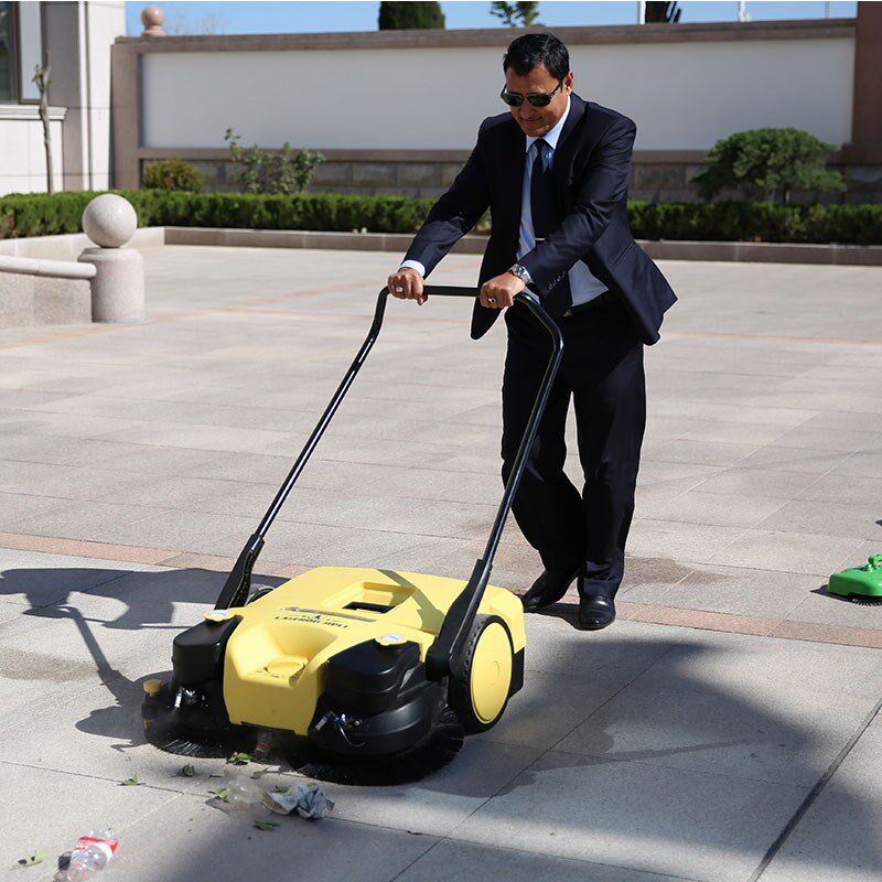 结力手推式工业扫地机工厂车间用物业家用电动道路环卫养殖清扫车