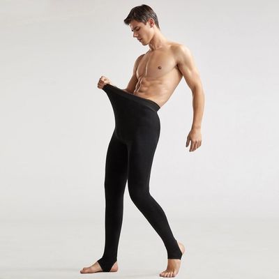 男士冬季肉色黑打底裤超厚秋冬保暖光腿神器内穿紧身丝袜165185cm