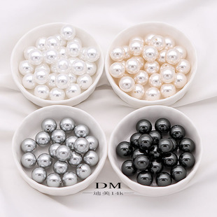 半孔珠贝珠仿施家华子珍珠吊坠散珠diy项链手链耳饰品配件迪美