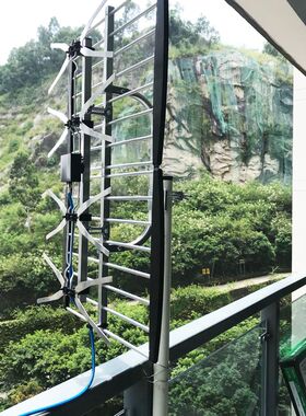 qiou侨华地面波电视数字接收鱼骨苍蝇拍相控天线架9