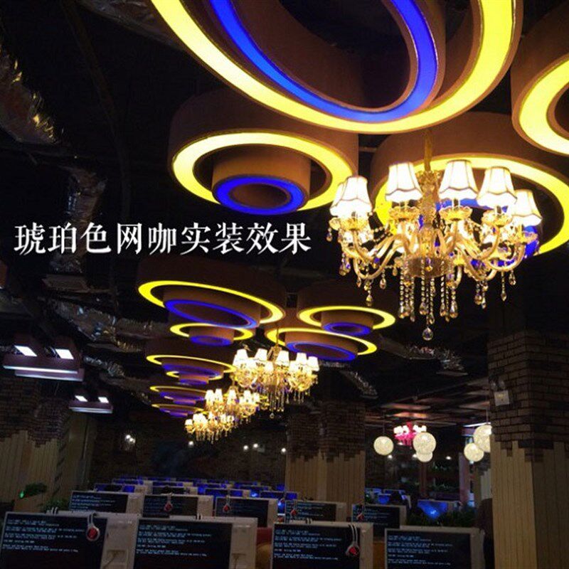 欧式水晶吊灯具漫咖啡别墅客厅卧室网咖包厢酒店大厅酒吧
