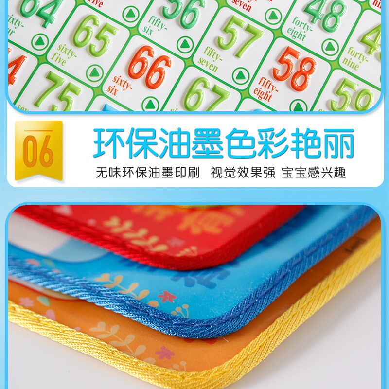 儿童认识数字到卡片点读有声挂图拼音幼儿园幼小数学衔接教具