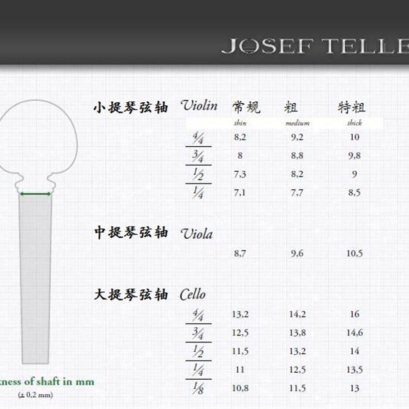 原装 泰勒  中提琴弦轴 中提琴弦钮
