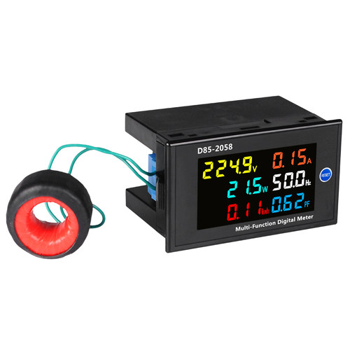电表单相家用电度表功率计电力监测仪数显交流电压电流频率表
