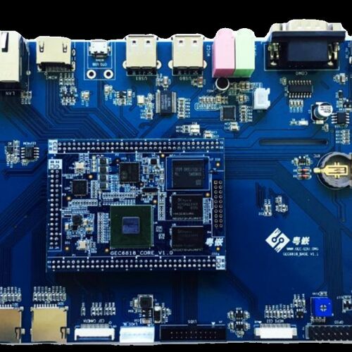 粤嵌GEC6818开发板a53嵌入式gec6818开发板+7寸屏cortex-开发板