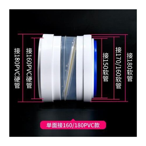 油烟机止逆阀160/180PVC管道公共烟道止回阀厨房专用逆止阀防回风