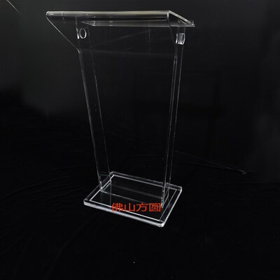 高端演讲台讲台接待台迎宾台会议讲桌司仪台水晶发言台