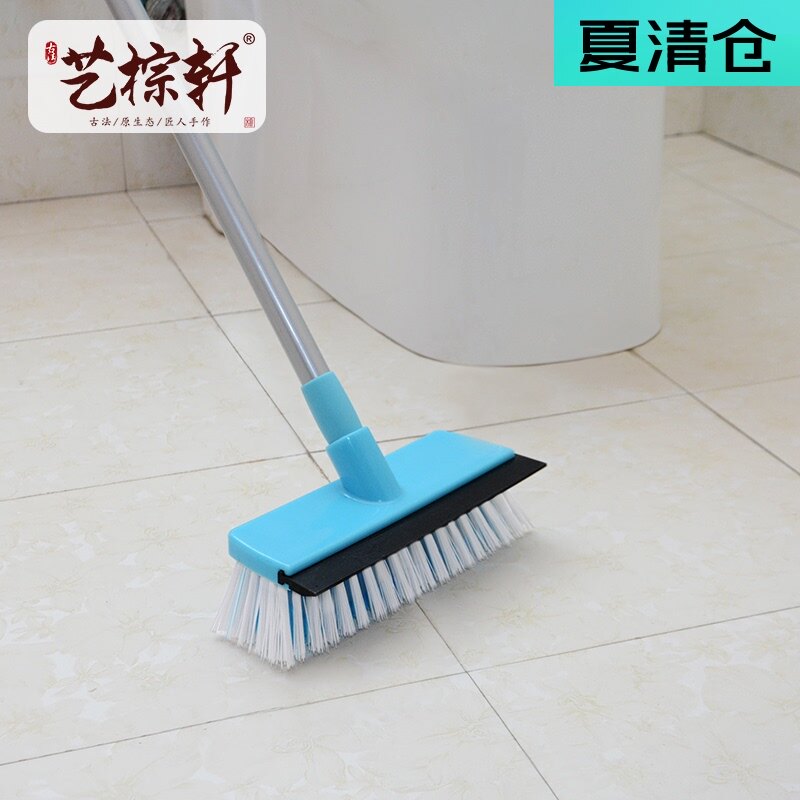 硬毛地刷长伸缩加大号卫生洁刷子洗瓷砖房外墙洁工具