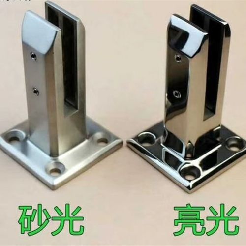 泳池夹落地玻璃夹楼梯扶手立柱固定玻璃免孔量大