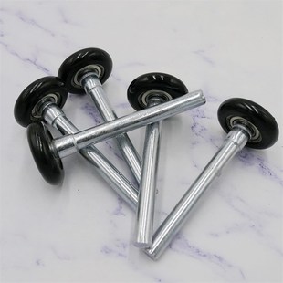 卷帘门配件大全轨道轮滑轮向轮弹簧片钢条电动卷帘门导向轮定位器