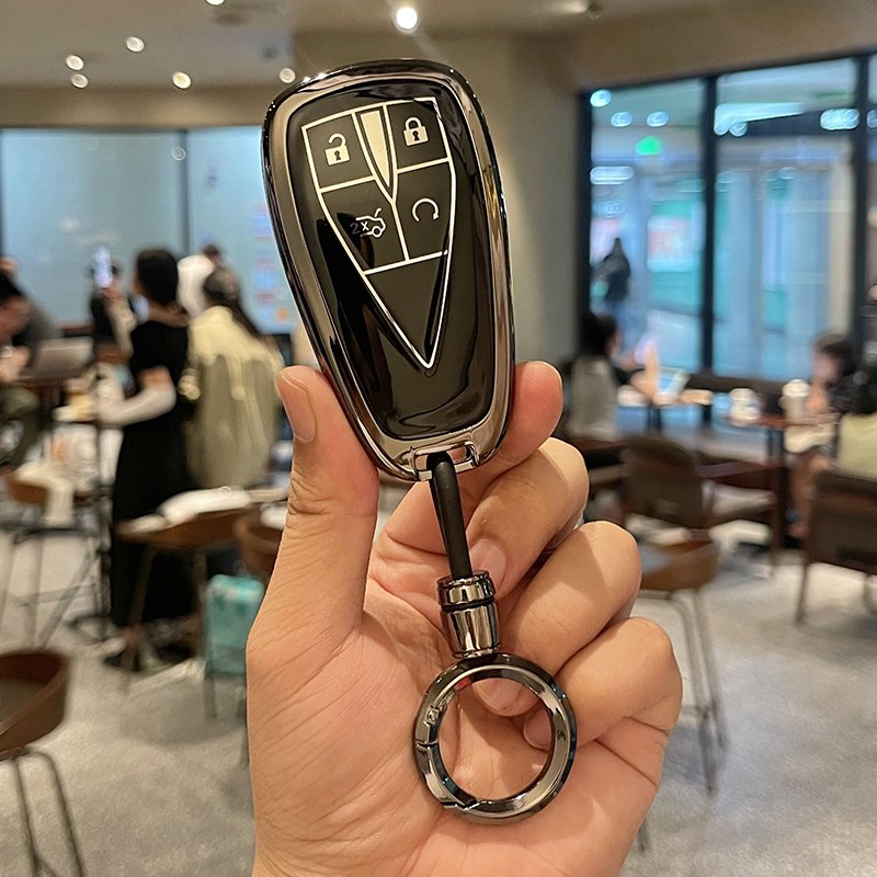 适用23款长安CS75plus钥匙套UNIT逸达欧尚X7逸动CS35plus包壳扣男