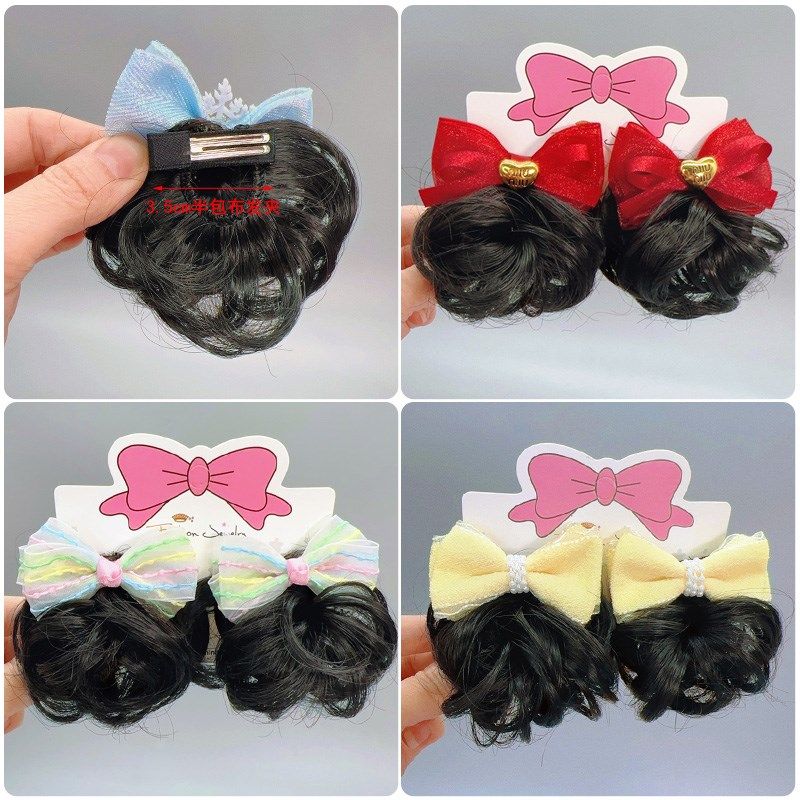新款宝宝假发头饰可爱幼童短卷造型小女孩蝴蝶结发夹配饰百搭卷发,童装/婴儿装/亲子装,假发,淘宝优惠券,粉丝福利购,淘宝优惠卷
