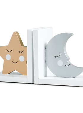 桌面饰品摆件家居摆设书房整理书立架书档靠创意美式儿童装饰品