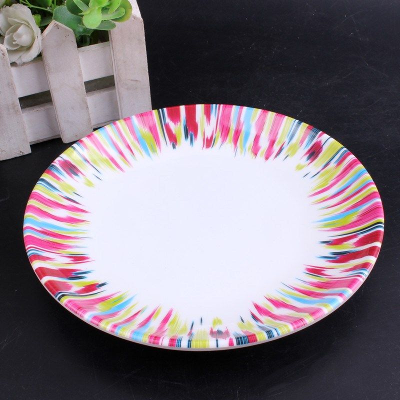 新疆特色餐具民族饭店家用拌面大盘鸡椒麻鸡手抓饭盘子新疆风圆盘,餐饮具,盘,淘宝优惠券,粉丝福利购,淘宝优惠卷