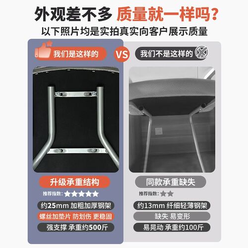 电脑椅子舒适久坐办公座椅会议椅宿舍大学生靠背椅家用舒服书桌凳
