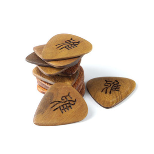 电木吉他实木拨片尤克里里吉他手专业乐器配件礼盒礼物国风可弹奏