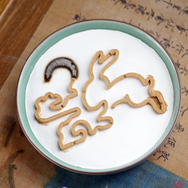 创意大号铜香篆香拓香印香模12厘米香道用具品香打拓压香工具套装