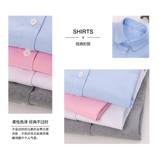 结婚登记证件照领证拍照服装情侣照相馆男女长袖厚棉质衬衫白衬衣