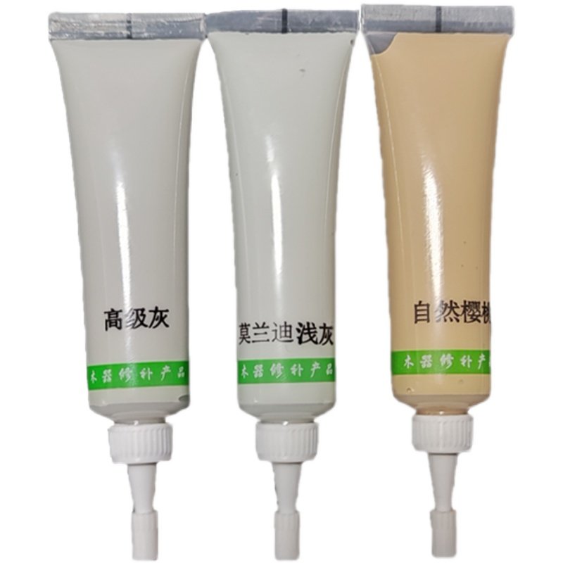 彩色系木器修补膏家具修补漆膏木门钉眼划痕地板修补笔油漆护墙板