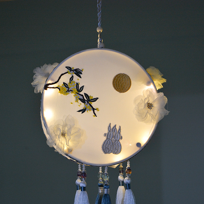 手工丝绸中秋节古风宫灯花玉月兔子创意发光灯笼礼物汉服中式手提,节庆用品/礼品,灯笼,淘宝优惠券,粉丝福利购,淘宝优惠卷