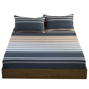 60支长绒棉全棉床笠单件纯棉防滑固定床罩席梦思保护套床垫套定制