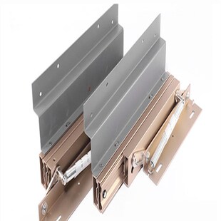 上升隐形滑轨折叠台面升降伸缩餐桌导轨配件推拉跳台圆桌轨道五金