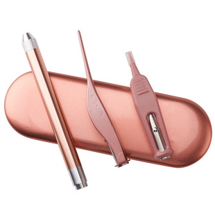 婴儿挖耳勺宝宝掏耳勺耳垢清洁发光可视掏耳屎带灯镊子鼻屎夹神器