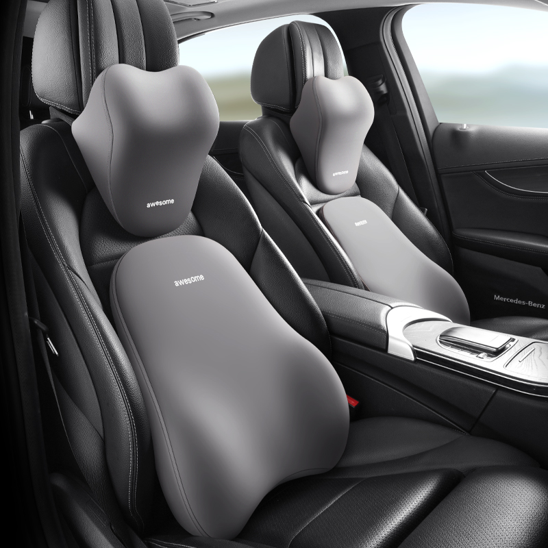 汽车腰靠颈枕车用护腰车内靠枕主驾驶座垫腰枕车上座椅腰托记忆棉