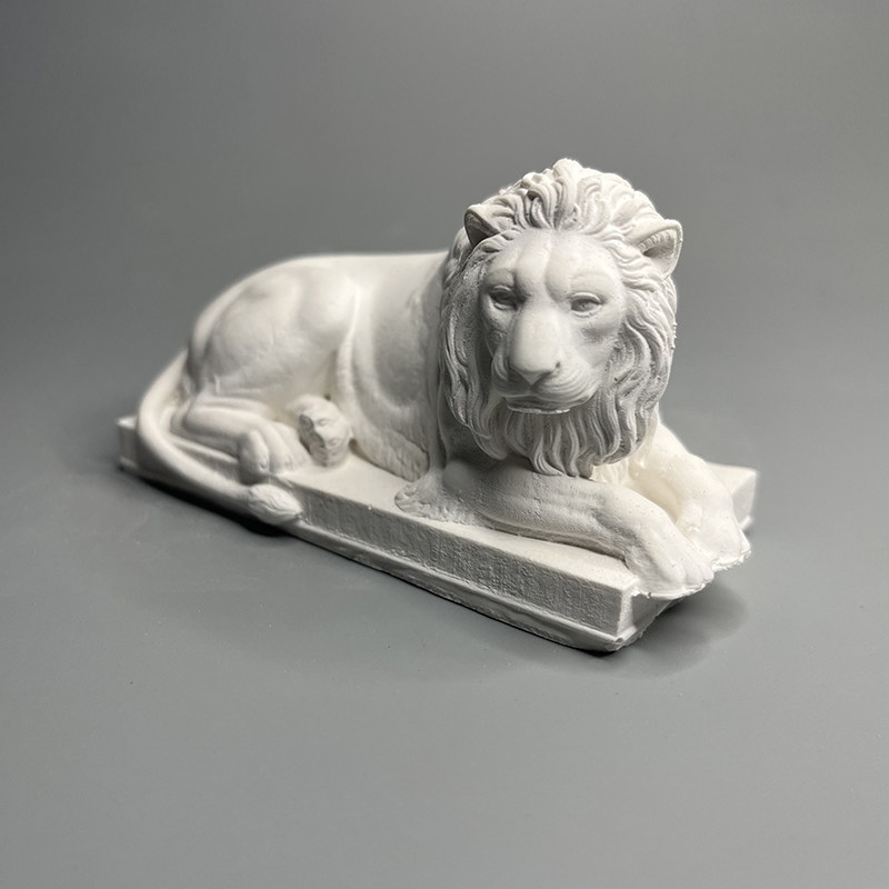 石狮子中式镇宅盆景摆件鱼缸水族造景小号迷你石雕狮子上色石膏像,家居饰品,装饰摆件,淘宝优惠券,粉丝福利购,淘宝优惠卷