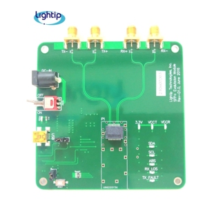 DWDM 10G  可调SFP光模块 评估板测试板驱动板