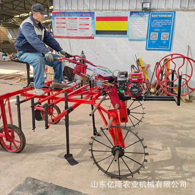 红薯起垄地盖膜铺膜机 土豆烤烟地瓜盖膜机 西瓜蔬菜施肥覆膜机