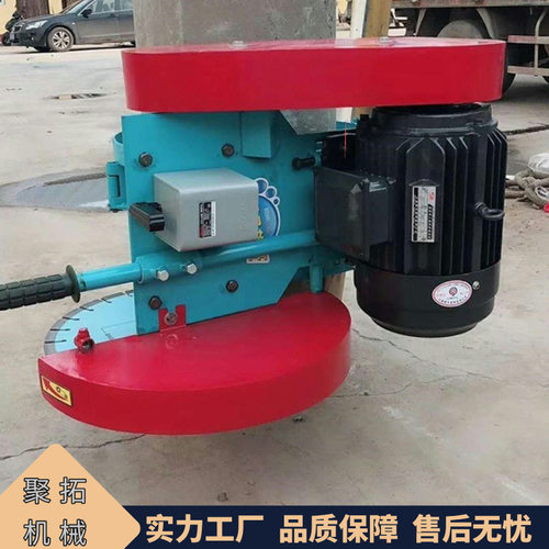 聚拓 卡箍式切割机 圆桩方桩桩头截桩机 抱箍式电动切桩机
