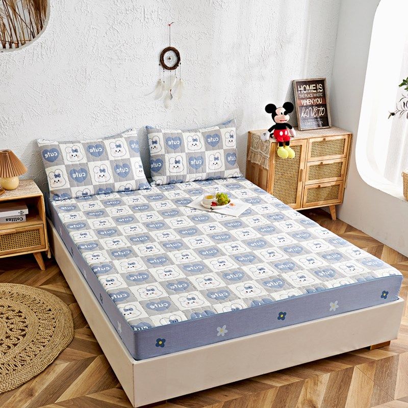 纯棉夹棉加厚床笠1.2*1.35*1.5*1.9*2.0全棉卡通榻榻米床罩套定做