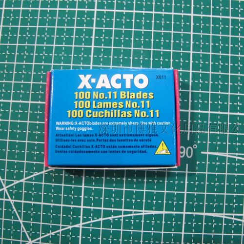 X-ACTO雕刻刀片11号16号黑刃维修贴膜手工工具刀片配件