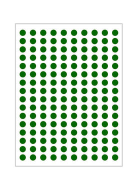 1500个6mm圆点圆形标签贴纸0.6cm红色黄色蓝色绿色粉色白色黑色橙