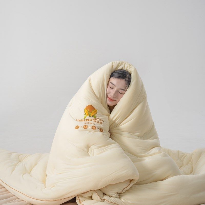 A类针织棉大豆纤维被子被芯纯棉春秋冬加厚四季被保暖被床上用品,床上用品,化纤被,淘宝优惠券,粉丝福利购,淘宝优惠卷