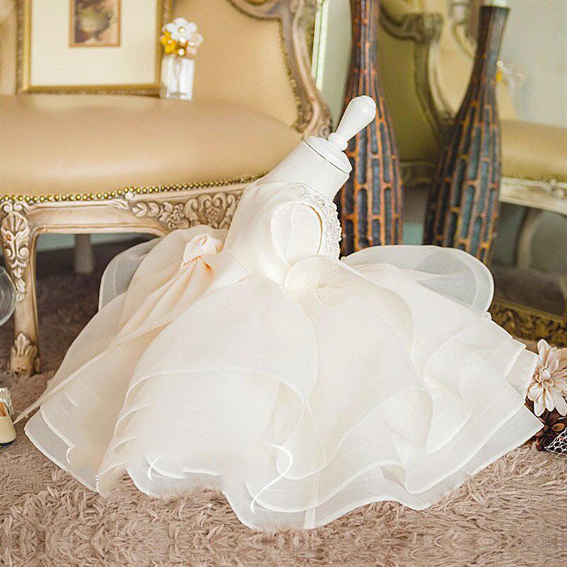 花童礼服婚纱裙女童公主裙舞台表演服蓬蓬裙毕业走秀钢琴晚礼服裙