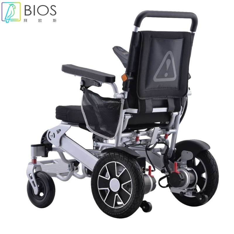 电动款方便折叠可手动推行电动轮椅方便老人使用