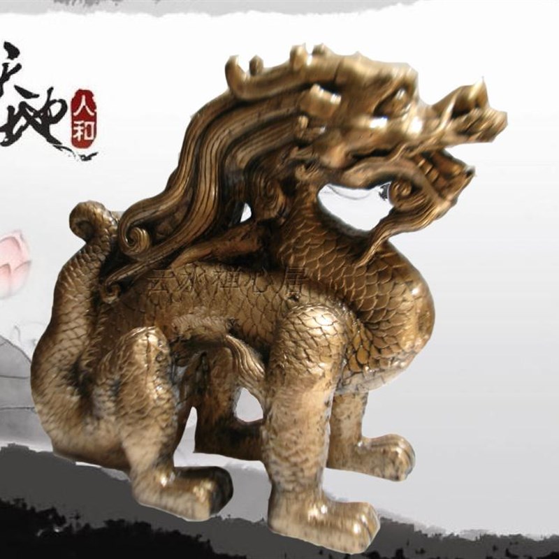 工艺酒店会所茶庄复古中格装饰祥龙嘲风