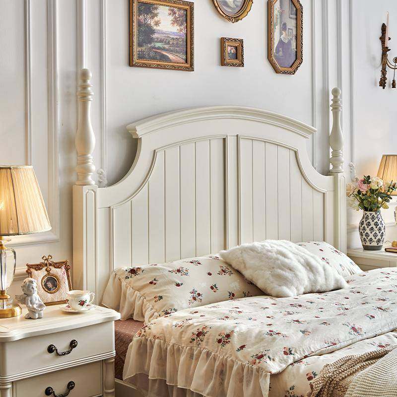 奶油风美式床实木床核桃木公主床全原木可可蛋奶白1.8m气压高箱床,农机/农具/农膜,其它农用工具,淘宝优惠券,粉丝福利购,淘宝优惠卷