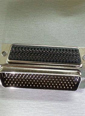 d-sub104p公头新品焊线式HDB104pin插头5排104芯矩形连接器