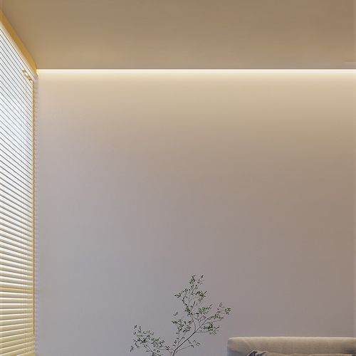 免吊顶洗墙灯 明装反光LED顶角免槽回光灯悬浮吊顶阴角线性灯槽