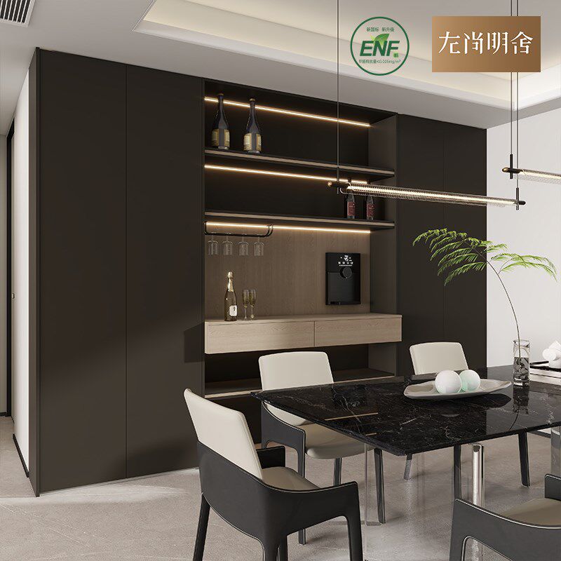 左尚明舍全屋定制餐边柜意式极简电视柜卧室家用玄关柜电视柜