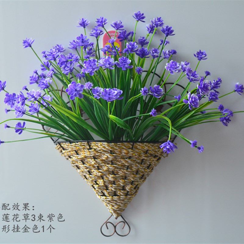 仿真壁挂装束装饰艺婚庆艺挂壁篮绿植