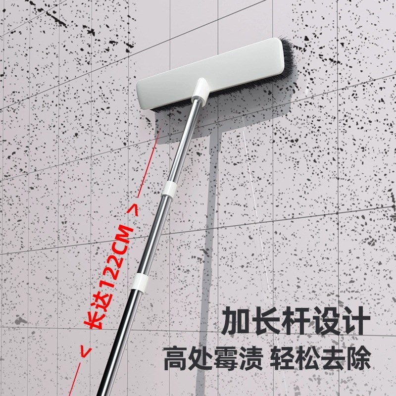地板刷浴室洁刷长柄地刷无死角缝隙刷子卫生间刷地硬毛洗墙工具
